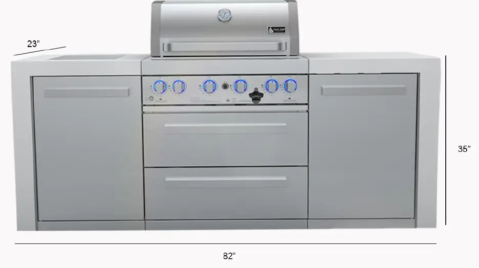 Mont Alpi MAi-805-D Series BBQ Deluxe Grills 7