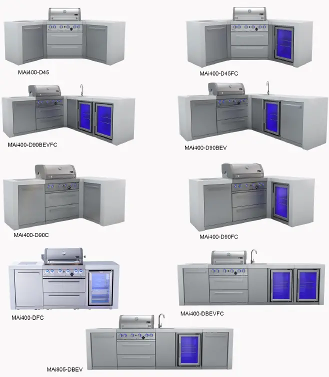 Mont Alpi MAi-805-D Series BBQ Deluxe Grills 9