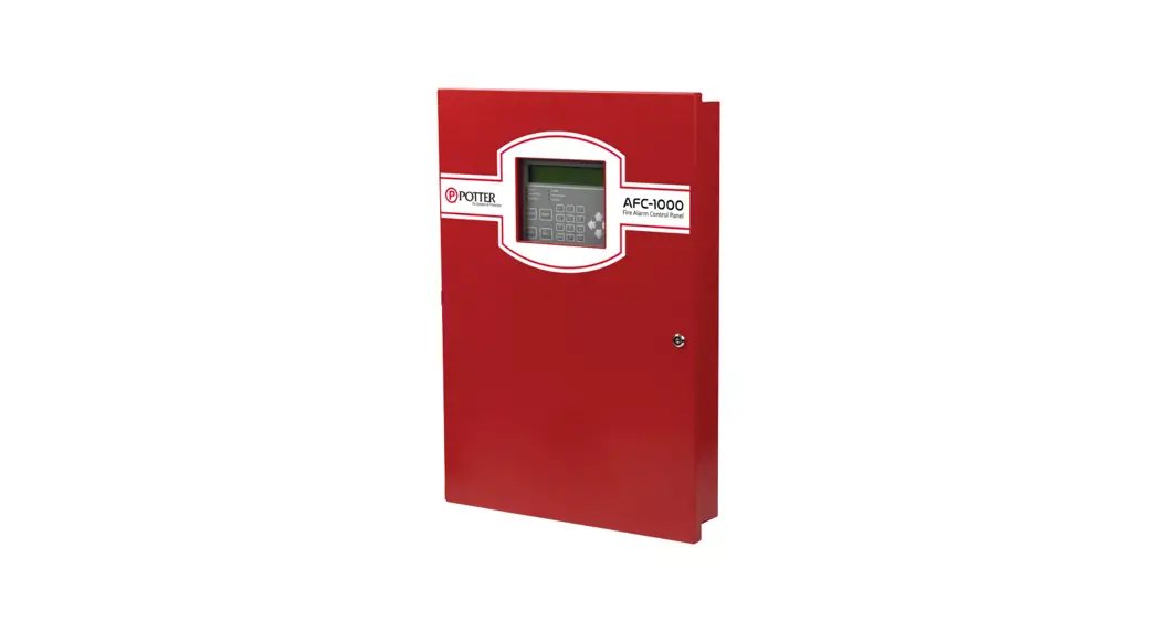 Potter Afc-1000 Fire Alarm Control Panel Owner's Manual Potter Afc-1000 Fire Alarm Control Panel Owner's Manual