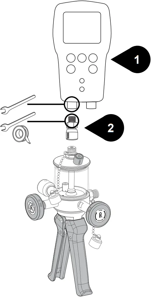 Ralston QTHP - Female NPT Pressure Reference Gauge 1