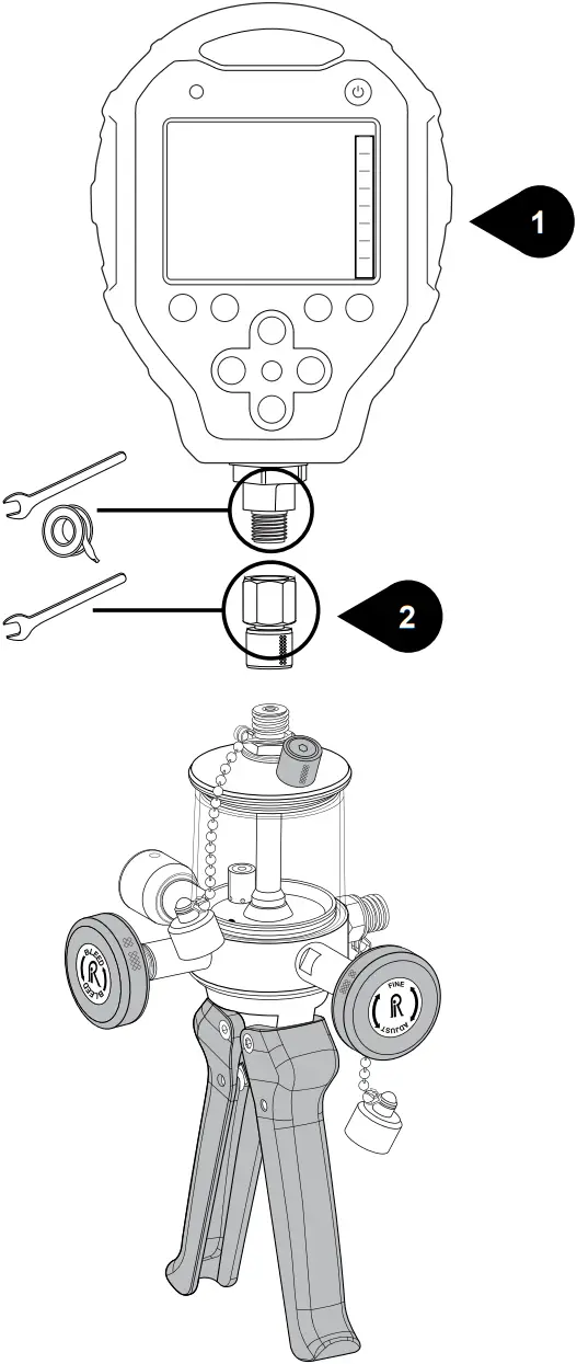 Ralston QTHP - Male NPT Reference Gauge