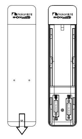 Nakamichi Shockwafe Pro 7.1 eARC with Dolby Atmos Soundbar - back of subwoofer3