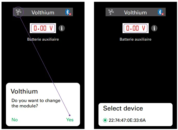 Volthium Dongle Connection - DIFFERENT MODULES