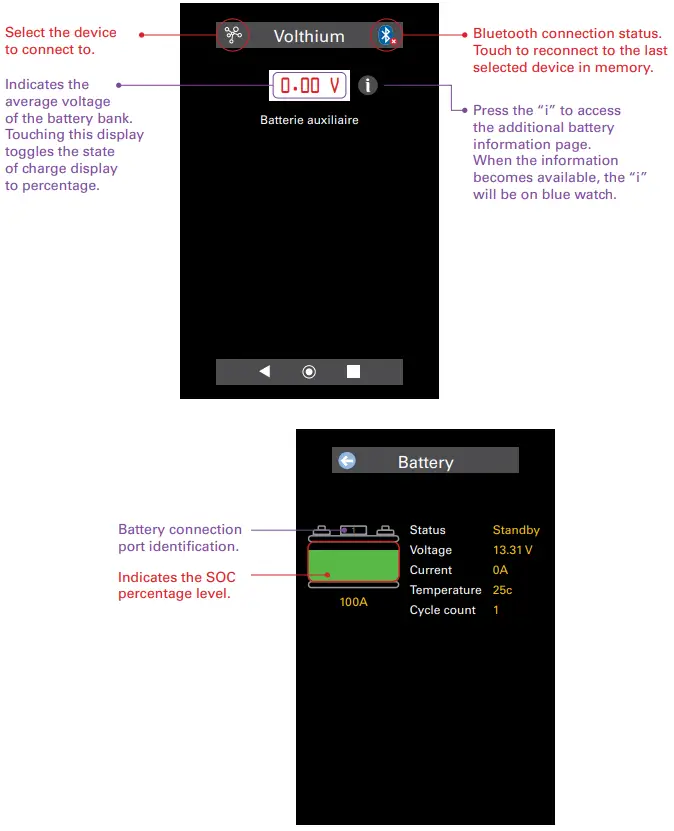 Volthium Dongle Connection - FEATURES AND CONNECTION.