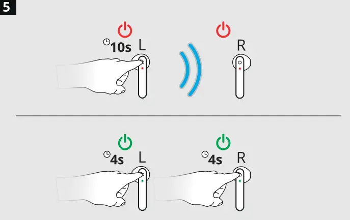 Trust 23712 Primo Touch Bluetooth Wireless Earphones Black - Figure 6