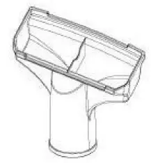 Electrolux Z 930 Flexio Power Wet and Dry Vacuum Cleaner - Upholstery Nozzle