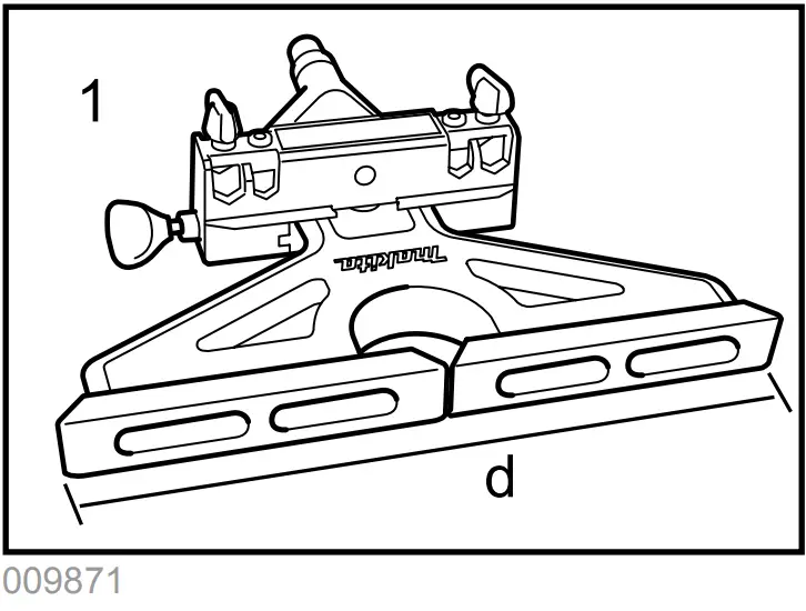 makita RP1800 Router - circles 1