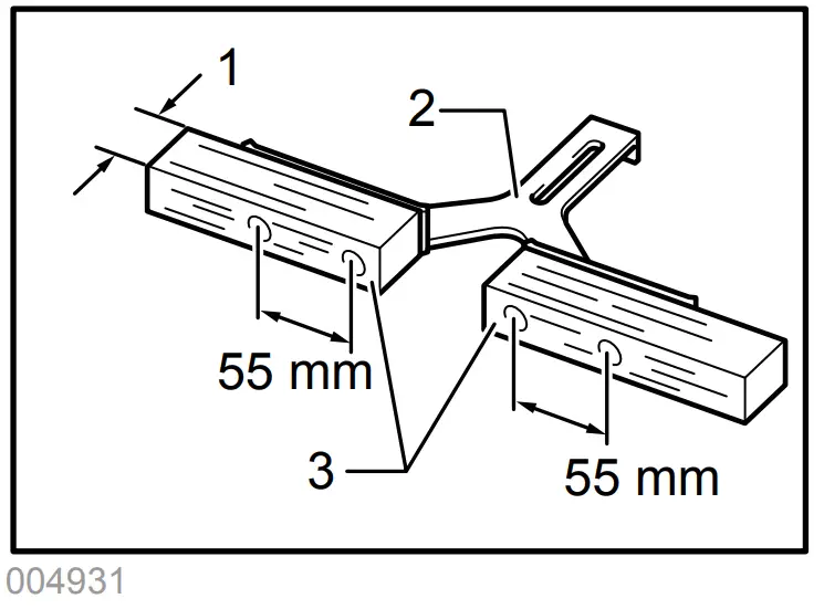 makita RP1800 Router - dimensions