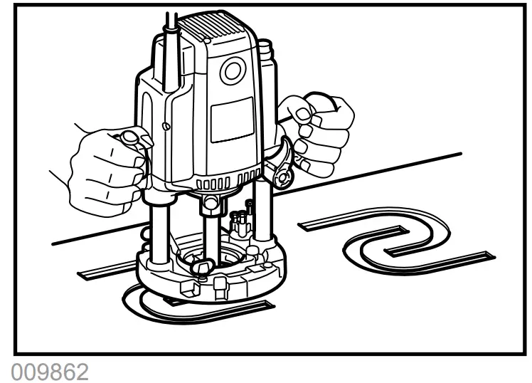 makita RP1800 Router - optional accessory