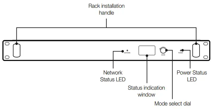 WISeNeT SPA-S1000 Audio Server - Front