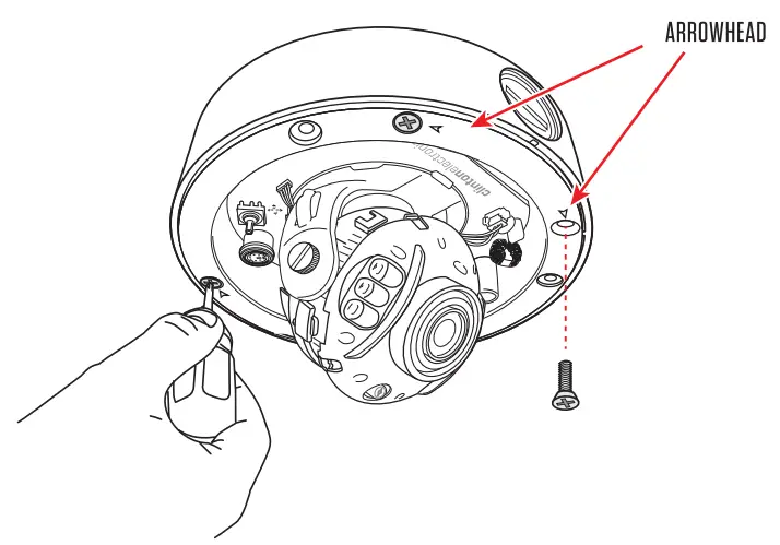 Clinton Electronics VX IR Series Vandal X Outdoor Dome Camera - CAMERA1