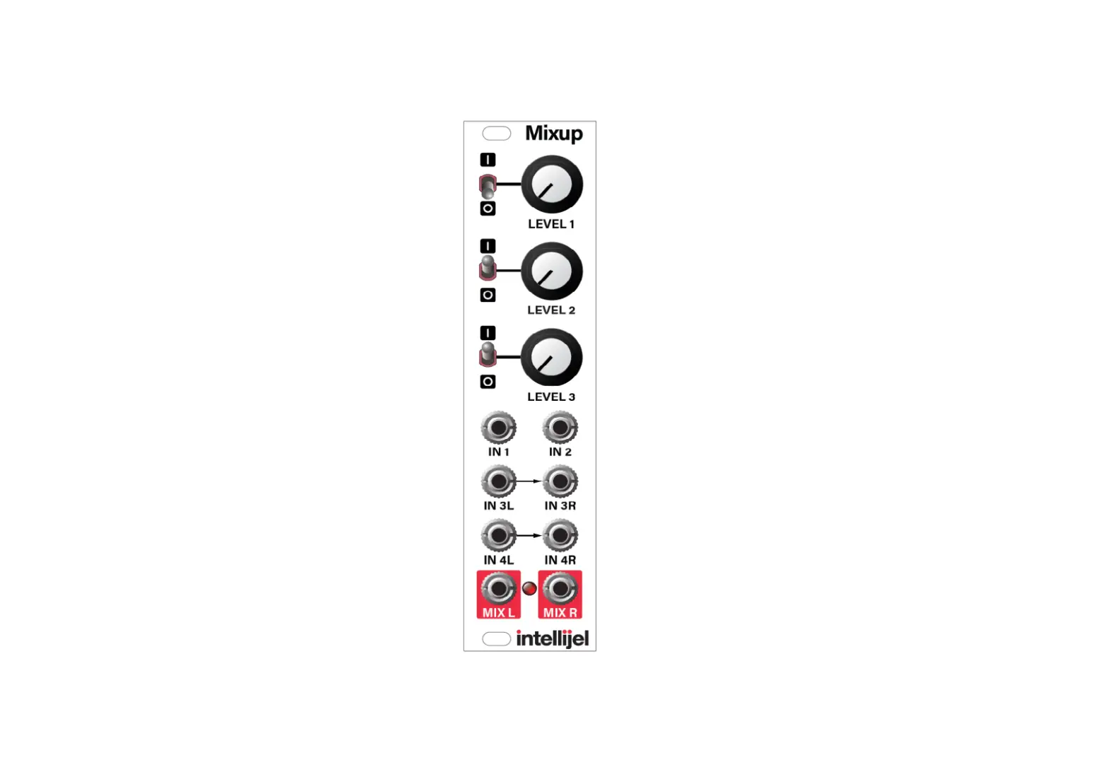 Intellijel Mixup Chainable Stereo Audio Utility Mixer User Manual Intellijel Mixup Chainable Stereo Audio Utility Mixer User Manual