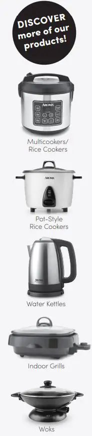 AROMA Select Stainless Steam Tray Instruction Manual - more product