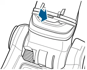 Bissell-2488-Post-Motor-Filter-illustrationwing of a face