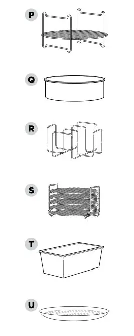 Ninja OP300 Foodi Tendercrisp Pressure Cooker - ACCESSORIES