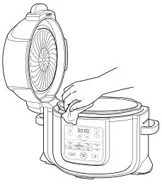 Ninja OP300 Foodi Tendercrisp Pressure Cooker - Cleaning- Dishwasher & Hand-Washing