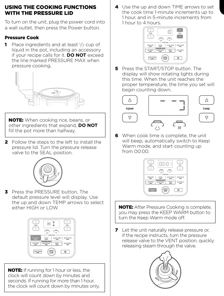 Ninja OP300 Foodi Tendercrisp Pressure Cooker - Pressure Cook