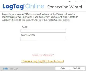 LogTag Utred30-WiFi Vaccine Monitoring Data - Create a LogTag