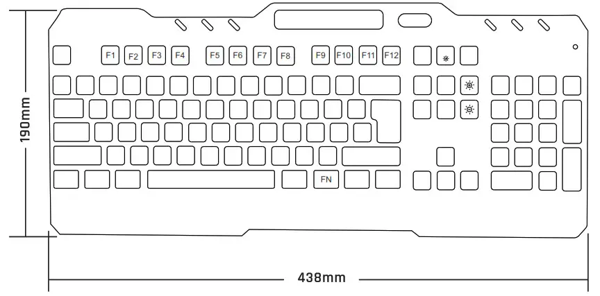 KLIM Lightning Wireless Semi-Mechanical Keyboard - KLIM LIGHTNING WIRELESS