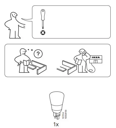 IKEA ÄNGARNA LED Table Lamp fig1
