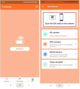 Shenzhen Vstarcam Technology CB53 1080P Outdoor- Open the app