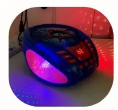 LEXIBOOK RCD190UNI Bluetooth CD Player with Lights fig1