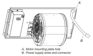 MAYTAG UXB1200YS 585 CFM and 1170 CFM Internal Blower for Range Hoods - figure 7
