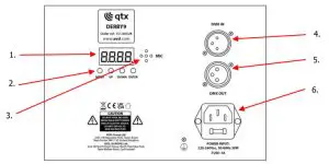 qtx 151.605UK Derby 9 LED Light Effect - cleaning the unit
