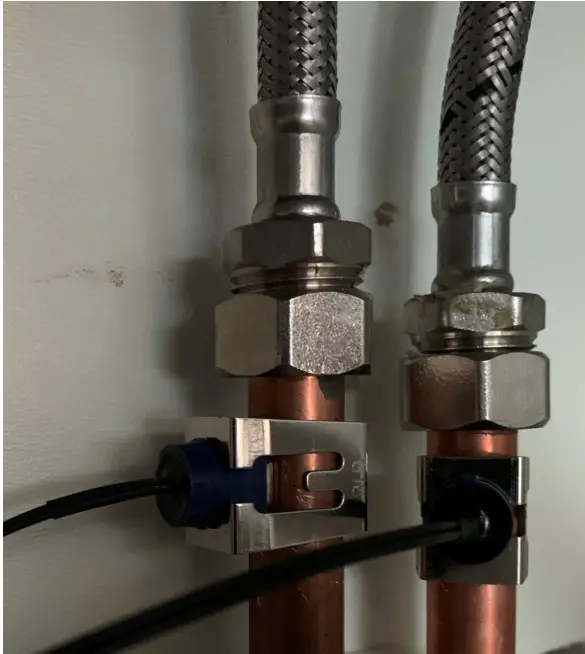 WAVETREND Sigfox Water Temperature Monitor- Attaching sensors to pipework