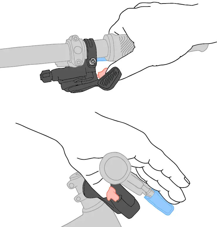 microSHIFT SH003-002 Trail Trigger Shifter fig-3