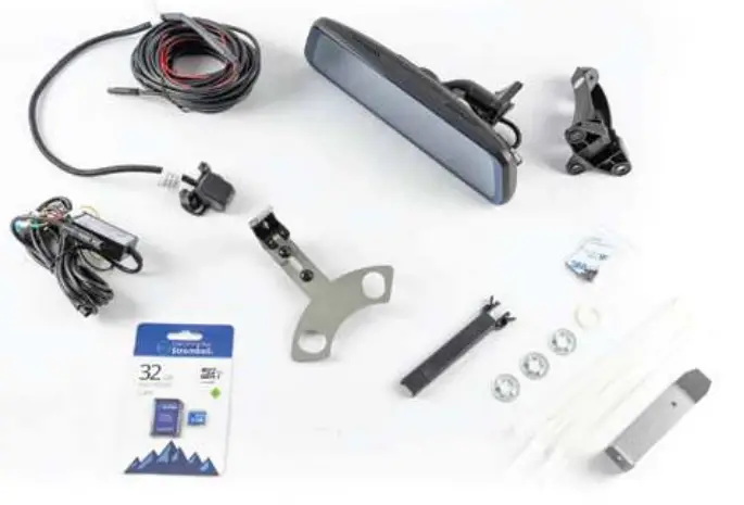 BRANDMOTION FVMR 8886 FullVUE Rear Camera Mirror - Kit A