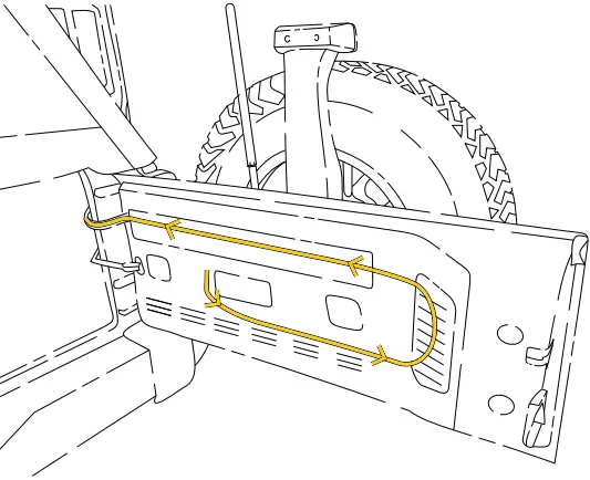 BRANDMOTION FVMR 8886 FullVUE Rear Camera Mirror - tool