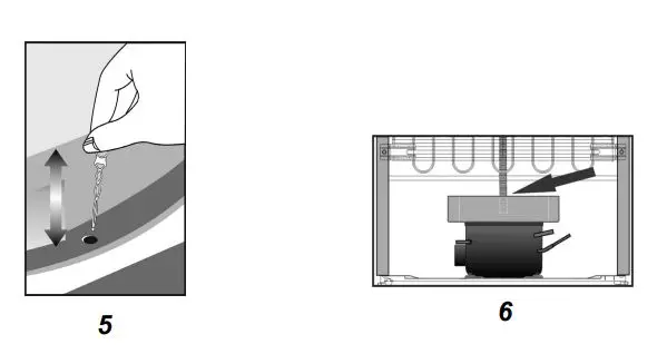 beko RDSA280K30SN 250 L High Fridge Freezer fig 3
