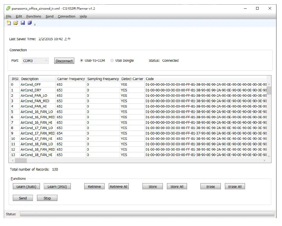 CityGrows CG100HTH-IR Wireless Air-Conditioner IR Control Kit 16