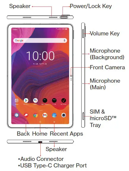 TCL Tab Pro 5G Tablet Case - About your tablet
