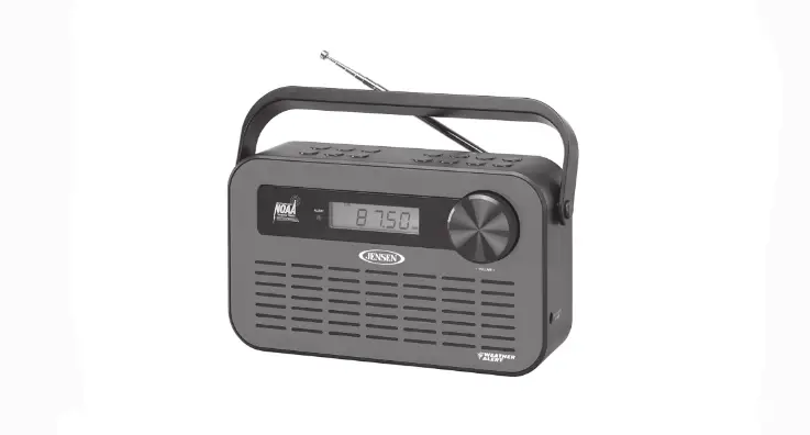 Jensen Portable Digital Am Fm Weather Radio Weather Alert User Manual