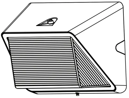 PROBRITE PRWX50 H PC 4K BZ 450 Watt Equivalent Integrated LED White Dusk to Dawn Commercial Refractor Wall Pack Light