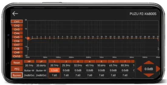 PUZU PZ X6800S 10 Channel Car Audio DSP Amplifier - 33