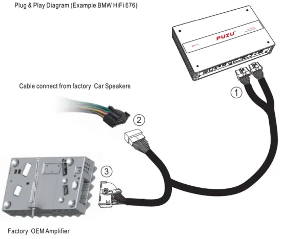 PUZU PZ X6800S 10 Channel Car Audio DSP Amplifier - 8