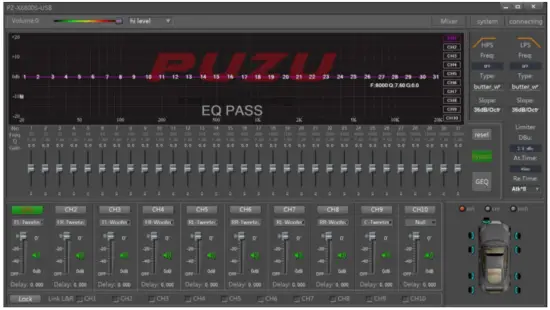 PUZU PZ X6800S 10 Channel Car Audio DSP Amplifier - 9