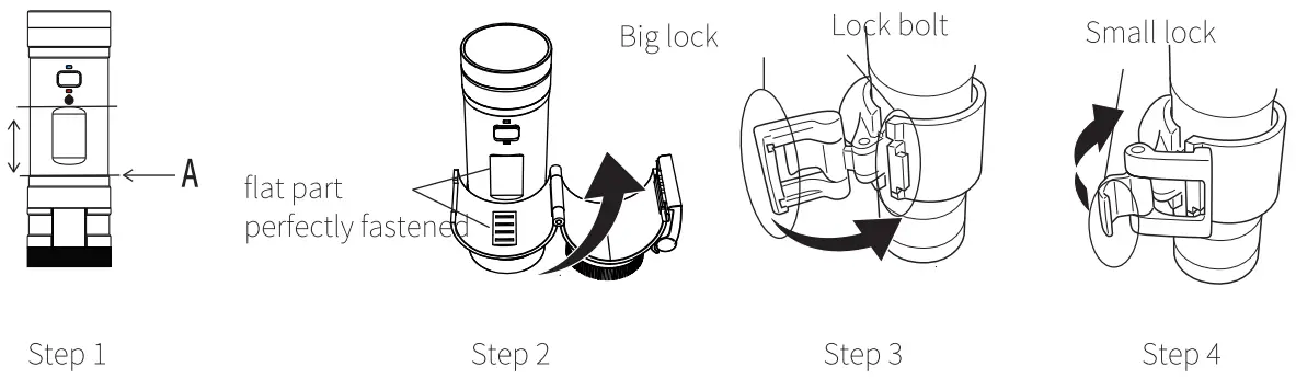 Connect the mainframe bracket to the