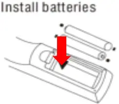Installing Batteries Instructions