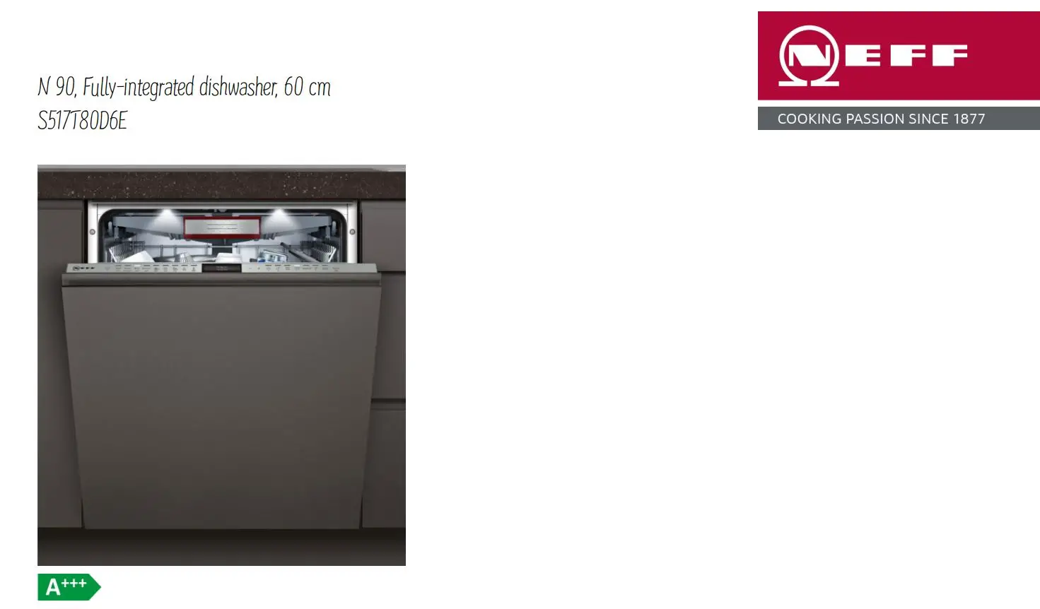 NEFF N 90 Fully-integrated dishwasher 60 cm User Guide