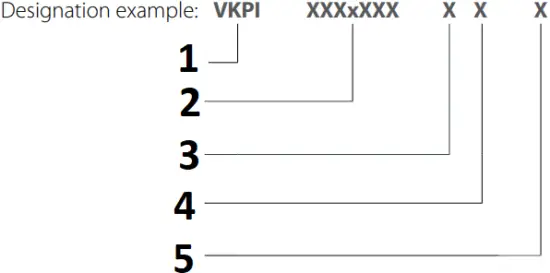 VENTS VKPI EC - DESIGNATION KEY