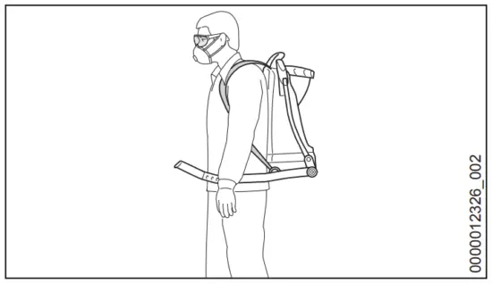 STIHL SG 51 Backpack Manual Sprayer - Harness1