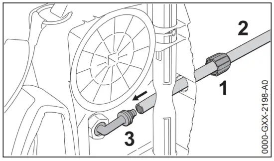 STIHL SG 51 Backpack Manual Sprayer - Hose to Unit