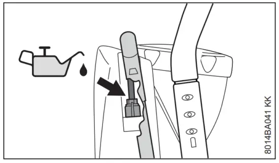 STIHL SG 51 Backpack Manual Sprayer - Oil pump rod