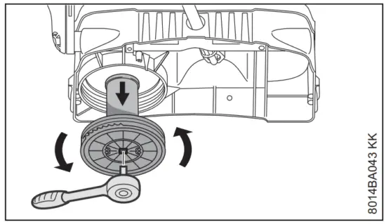 STIHL SG 51 Backpack Manual Sprayer - Removal