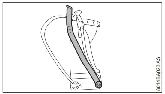 STIHL SG 51 Backpack Manual Sprayer - Transport position