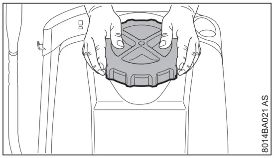 STIHL SG 51 Backpack Manual Sprayer - overfill